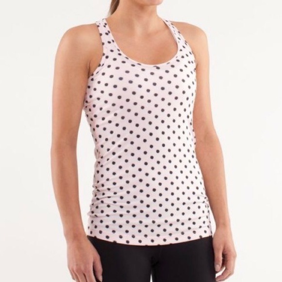 Bundle of 2 Lululemon polka dot racerback tanks - Picture 2 of 10
